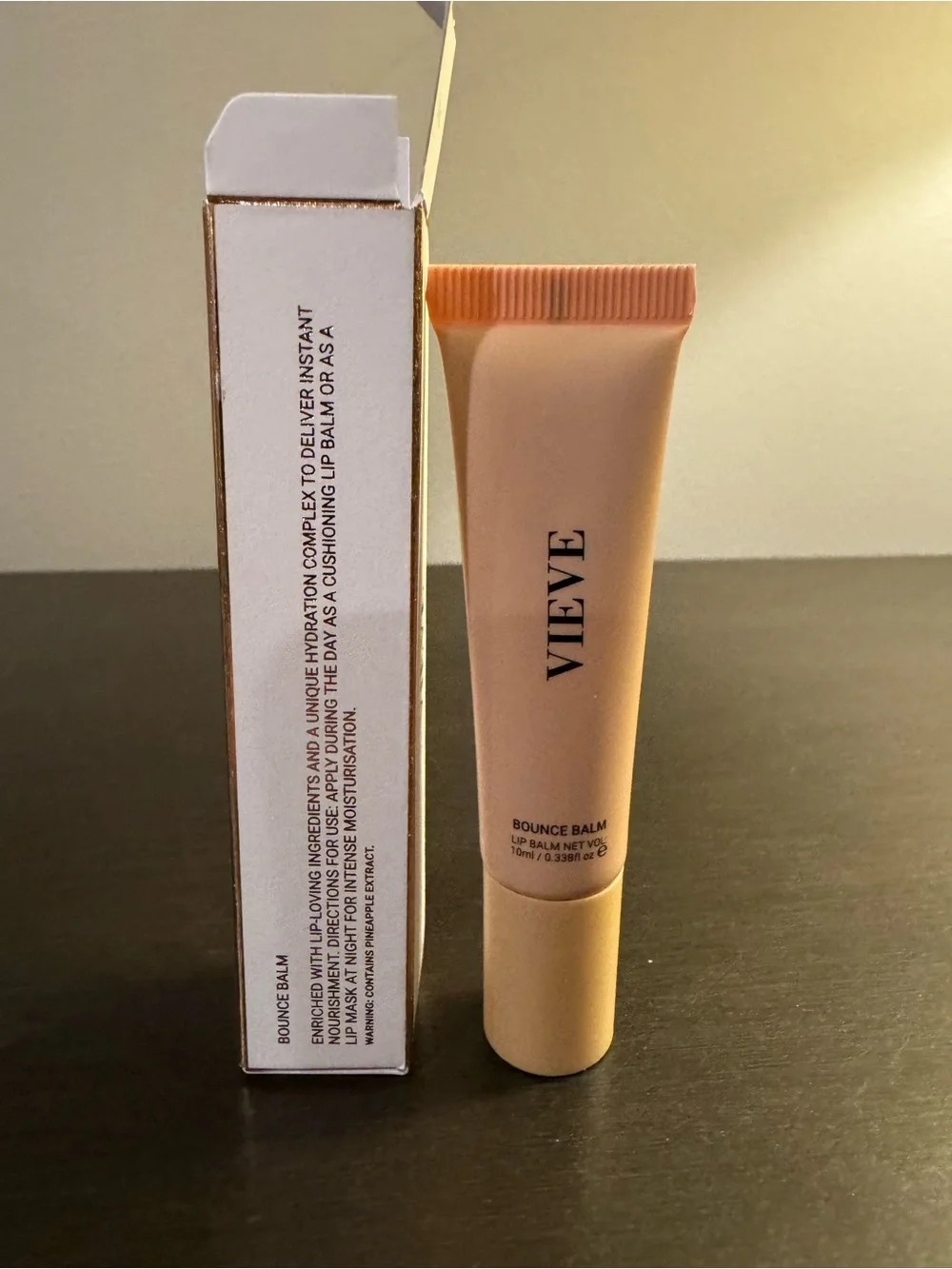 Vieve Bounce Balm Nourishing Lip Balm Grind 10 ml .33 oz Full Size NIB